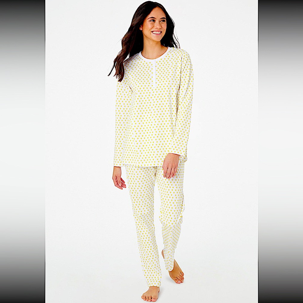 Roberta Roller Rabbit Yellow and White Pajama Set
